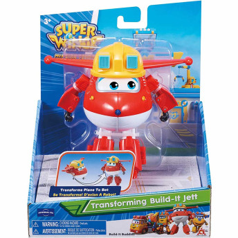 Veículo Transformável - Super Wings -  Construtor - Jett - Fun