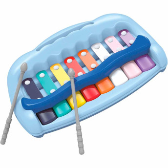 Xilofone Piano Infantil - Bandinha Show - Azul - Zoop Toys