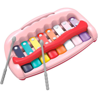 Xilofone Piano Infantil - Bandinha Show - Rosa - Zoop Toys