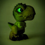 Figura Articulada - Jurassic World - Mini Baby Dinos - T-Rex Marrom - Pupee