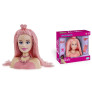 Boneca para Pentear - Mini Styling Head - Special Hair - Barbie - Salmão - Pupee
