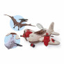 Avião com Acessórios - Dino Flying - Pterossauro - Usual Brinquedos