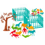 Balde de Figuras - Zoo - PlaySet com Animais - 39 Peças - Gulliver