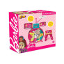 Bateria Infantil Fabulosa com Banquinho - Barbie - Fun Divirta-se