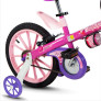 Bicicleta Infantil com Rodinhas - Aro 16 - Top Girls - Nathor