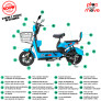 Bicicleta Elétrica - New Classic Easy PAM - 500w - Azul - Plug and Move