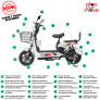 Bicicleta Elétrica - New Classic PAM - 500w Lithium - Branca - Plug and Move