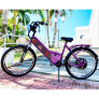 Bicicleta Elétrica - Street PAM - Cestinha - 800w 48v Lithium - Roxa - Plug and Move