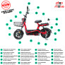 Bicicleta Elétrica - Super Sport Easy PAM - 500w - Vermelha - Plug and Move