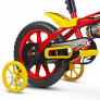 Bicicleta Infantil com Rodinhas - Aro 12 - Selim PU - Motor X - Vermelho- Nathor
