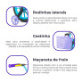 Bicicleta Infantil com Rodinhas - Aro 16 - Disney Frozen 2 - Nathor
