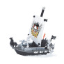 Blocos de Montar - Piratas - Navio de Pirata - 129 peças - Xalingo