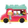 Boneca e Veículo - Polly Pocket - Food Truck 2 em 1 - Mattel