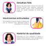 Boneca - 55cm - Mini My Size - Disney-Princesas - Branca de Neve - Baby Brink