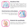Boneca - 55cm - Mini My Size - Disney Frozen - Elsa - Baby Brink