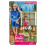 Boneca Articulada - Barbie Profissões - Treinadora de Futebol - Loira - Mattel