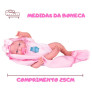 Boneca Bebê - 25 cm - Boutique Dolls Reborn - Mini Tiara - Super Toys