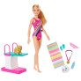 Boneca Articulada - Barbie Dreamhouse Adventures - Barbie Nadadora - Mattel
