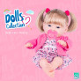 Boneca Bebê Feliz - Dolls Collection - Menina - Super Toys