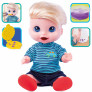 Boneco de Vinil - Baby’s Collection - Menino com Comidinha - Super Toys