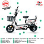Bicicleta Elétrica - Classic II PAM - 500w 48v 13Ah Lithium - Branca - Plug and Move