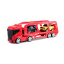 Caminhão Top Motors Cegonheira com Carrinhos - Vermelho - OMG Kids