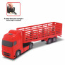 Caminhão Boiadeiro - Transporte de Animais - Voyager - 40 cm - Vermelho - Roma
