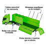 Caminhão Roda Livre - Iveco Hi-Way Graneleiro - Verde - Usual Brinquedos