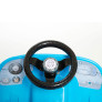 Carrinho de Passeio e Pedal - 1300 Fouks Azul - Calesita com Haste Direcionável 1