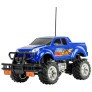 Carrinho de Controle Remoto - Monster Truck - 7 Funções - Azul - Polibrinq