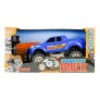 Carrinho de Controle Remoto - Monster Truck - 7 Funções - Azul - Polibrinq