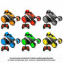 Carrinho de Controle Remoto - Super Spin Car - Sortido - CKS Toys