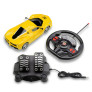 Carro Racing Control Speed X - Volante e Pedal - Amarelo - Multikids