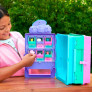 Conjunto Bonecas e Cenário - Polly Pocket - Máquina de Moda Doce - Mattel