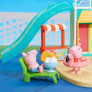 Conjunto Cenário e Figuras - Peppa Pig - Parque Aquático - Hasbro