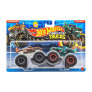 Conjunto de Veículos - Hot Wheels Monster Trucks - Tiger Shark vs Mega Wrex - Mattel