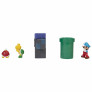 Conjunto e Mini Figuras - Super Mario - Underground - Subterrâneo - Candide