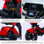 Bicicleta Elétrica - PAM12 1000w 60v Lithium - Vermelha - Plug and Move