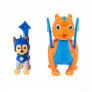 Figura com Dragão - Patrulha Canina - Rescue Knights - Chase - Sunny Brinquedos