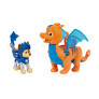 Figura com Dragão - Patrulha Canina - Rescue Knights - Chase - Sunny Brinquedos