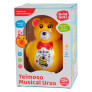 Figura Eletrônica - Teimoso Musical Urso - Guta Guti - DM Toys