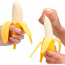 Fruta de Apertar e Esticar - Squish Mania - Bananinha - Toyng
