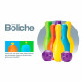 Jogo de Boliche Infantil - 6 Pinos - Colorido - Roma Brinquedos