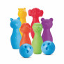 Jogo de Boliche Infantil - Coleção Bichinhos - 6 Pinos - Roma Brinquedos