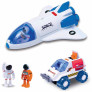 Kit Veículos e Mini Bonecos - Astronautas - Ônibus e Rover Espacial - Fun Divirta-se