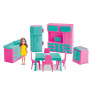 Mini Cozinha Infantil com Boneca - Judy Home - Samba Toys