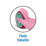 Patinete Infantil - Meu Primeiro Skatenet Rosa - Bandeirante