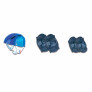 Patins Inline - Kit de Proteção - Ajustável - 30 a 33 - Azul - Fenix