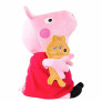 Pelúcia Infantil - 30 cm - Peppa Pig - Peppa e seu Ursinho - Sunny