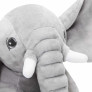 Pelúcia Infantil Almofada - 50 cm - Elefante Baby - M - Cinza - W.U. Bichos de Pelúcia
